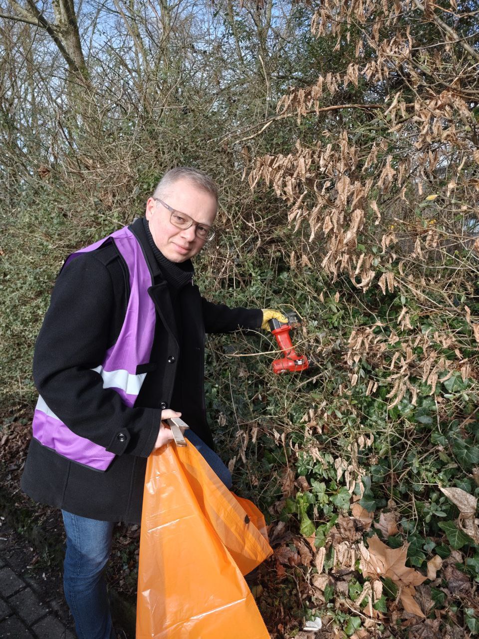 Andreas beim Dreck-weg-Tag 2026