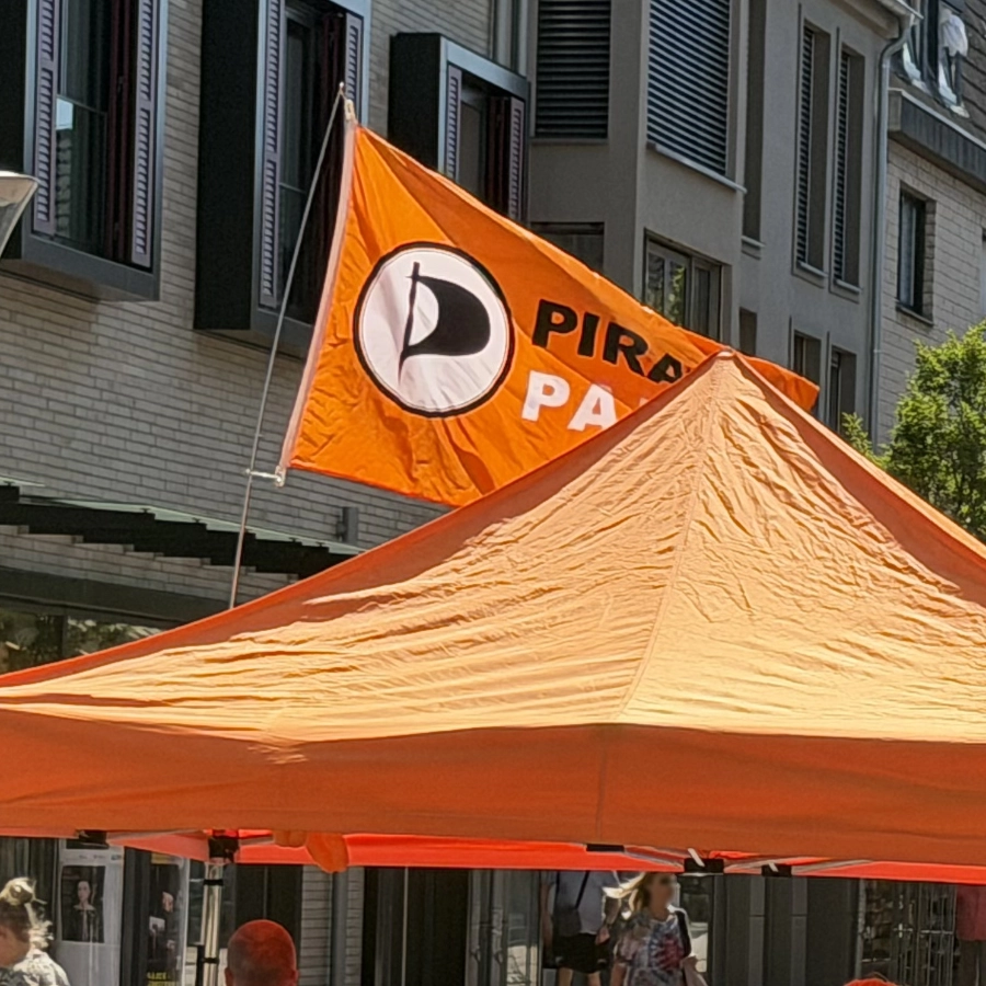 Infostand Piraten Hilden